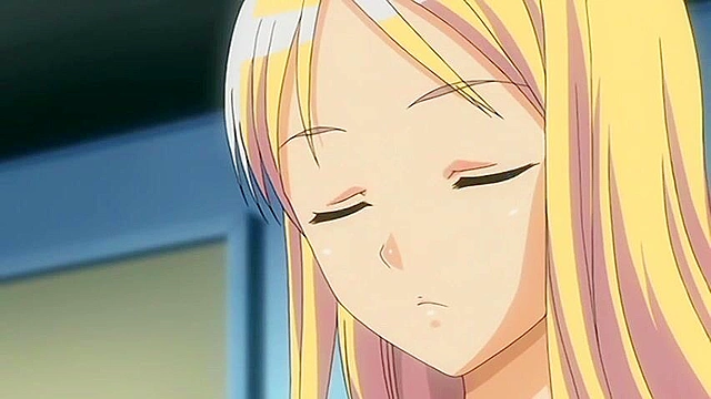 Dirty anime sister talks nasty to her brother and gives him a blowjob and facial