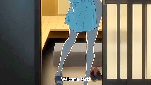 Tayu 2 - Horny anime schoolgirl gives a blowjob out behind the school