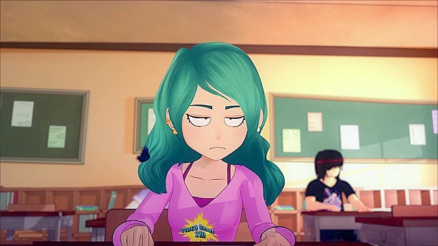 Meru the Succubus 2 - Demon schoolgirl fucks the virgin nerds of the chess club