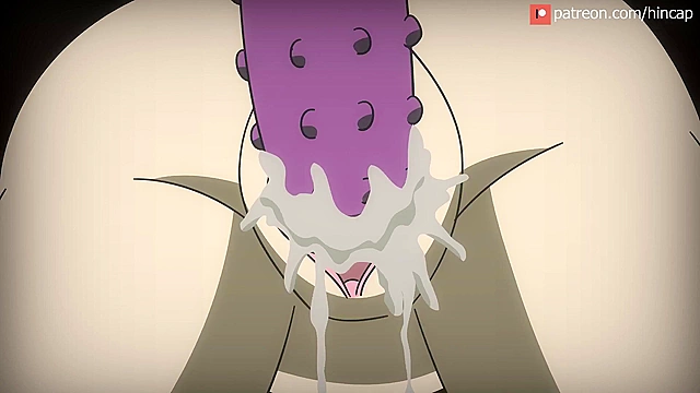 Parasite Eve The stranger - Futa monster attacks with big purple dick