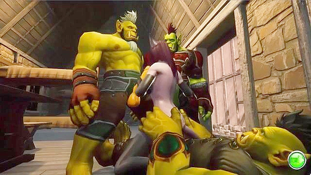 Whorecraft - Elf girls get fucked by monsters and futa draenei