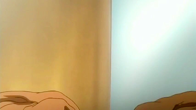 Dirty hentai housewife sucks her lover's dick while he on the phone with wife