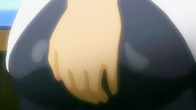 Dirty hentai housewife sucks her lover's dick while he on the phone with wife