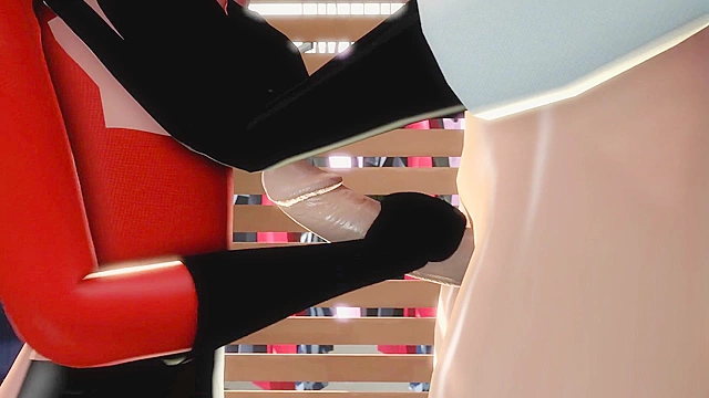 Incredibles Elastigirl Fucks Violet In The Dressing Room with futa cock