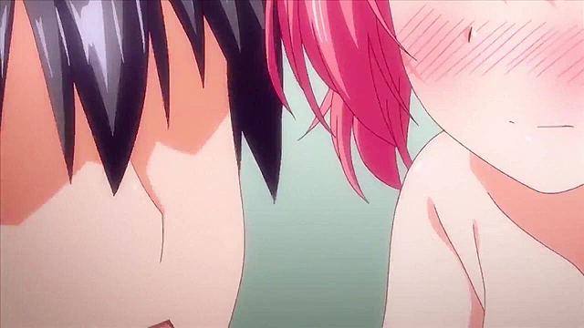 Real Erogame Situation 2 ep2 - Two busty anime girls suck dick till sprayed with cum facial