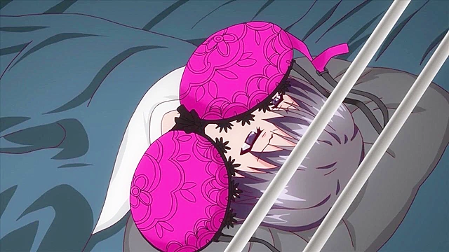 Real Erogame Situation 2 ep2 - Two busty anime girls suck dick till sprayed with cum facial