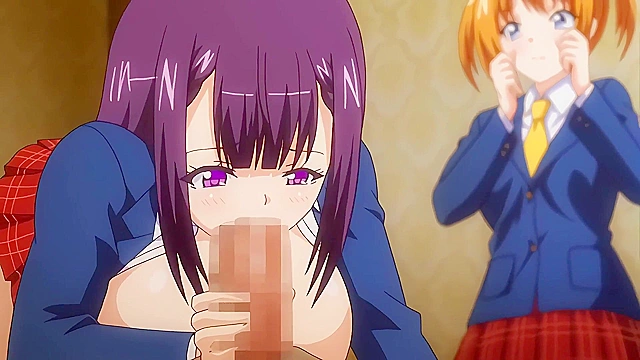 Lecherous Salaryman 2 ep1 - Dirty uncle hentai creampies his busty niece