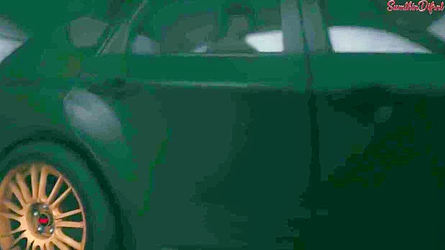 Hot milf seduces a black cock at a christmas party