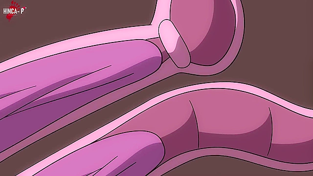 Ezra Scarlet from Fairy Tail gets gangbanged by weird tentacle clothing monster