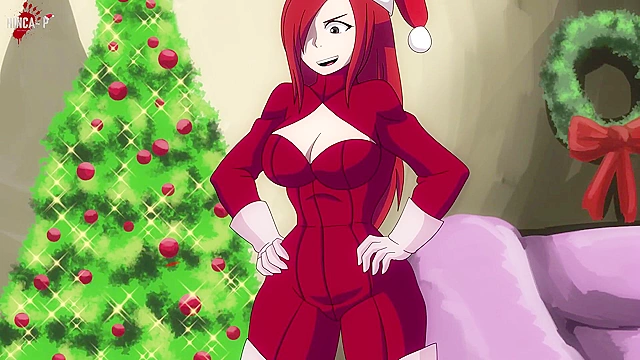 Ezra Scarlet from Fairy Tail gets gangbanged by weird tentacle clothing monster