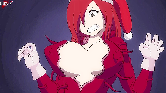 Ezra Scarlet from Fairy Tail gets gangbanged by weird tentacle clothing monster