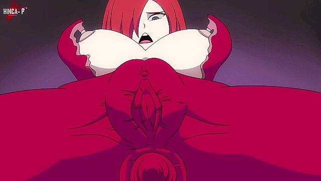 Ezra Scarlet from Fairy Tail gets gangbanged by weird tentacle clothing monster