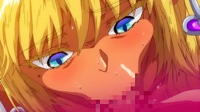 Demon elf succubus and her twin sister give you a hentai double blowjob