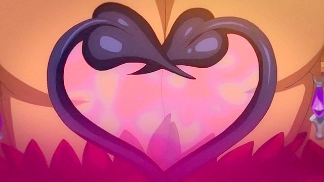 Demon elf succubus and her twin sister give you a hentai double blowjob