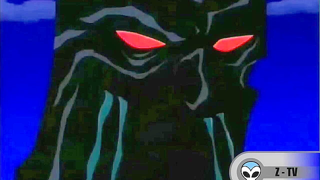 Tentacle monster double penetrates Raven and Starfire