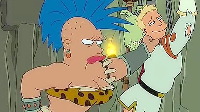 Futurama porn barbarian futa women give Amy Wong and Leela rough Snu-Snu