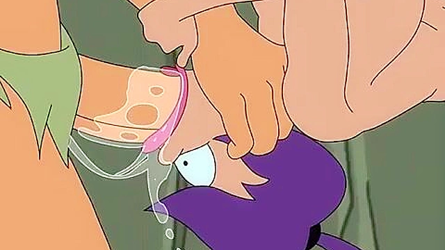 Futurama porn barbarian futa women give Amy Wong and Leela rough Snu-Snu