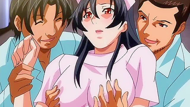 Chinetsu Karte: The Devilish Cherry 1 - Patient is in pain so naughty nurse gives him handjob