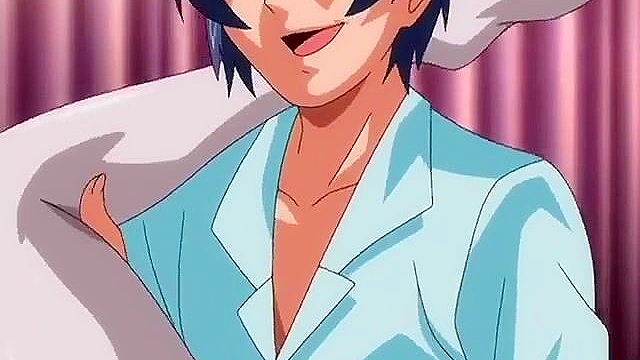 Chinetsu Karte: The Devilish Cherry 1 - Patient is in pain so naughty nurse gives him handjob