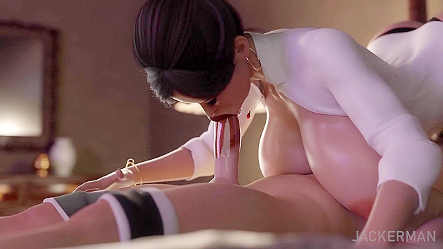 Bedtime Boogey: Aftermath - Horny 3D milf sucks and rides son's cock