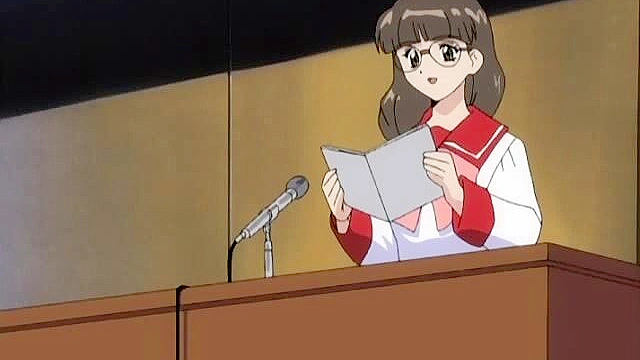 Dark 1 - Redheaded anime schoolgirl is tied up and face fucked till she swallows