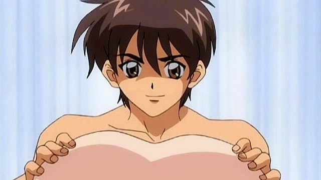 Dark 1 - Redheaded anime schoolgirl is tied up and face fucked till she swallows