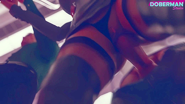 Stranger in the subway cums in slut wife's pussy while husband stands there