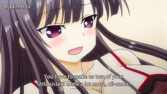 Sister Paradise3 ep2 - Wake up, your hentai double sister blowjob starts now