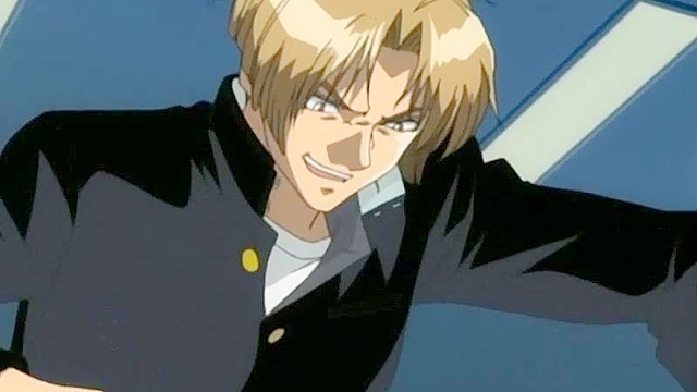 Bondage School 1 - Anime teacher gets bent over the desk and fucked by school boy