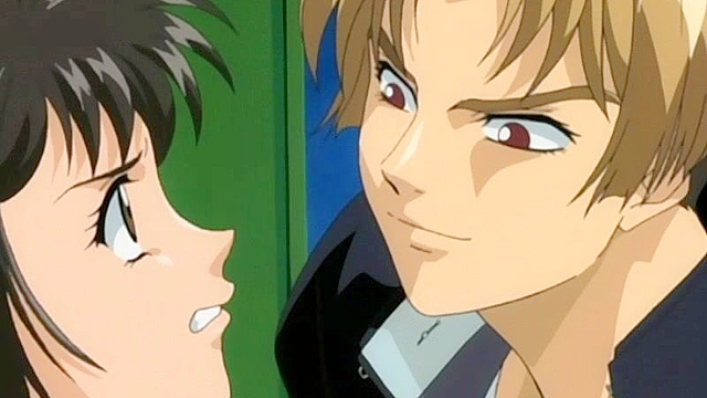 Bondage School 1 - Anime teacher gets bent over the desk and fucked by school boy