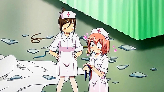 Hard Knot Shinpa 3 - Cute hentai teens in bunny outfits have hot threesome