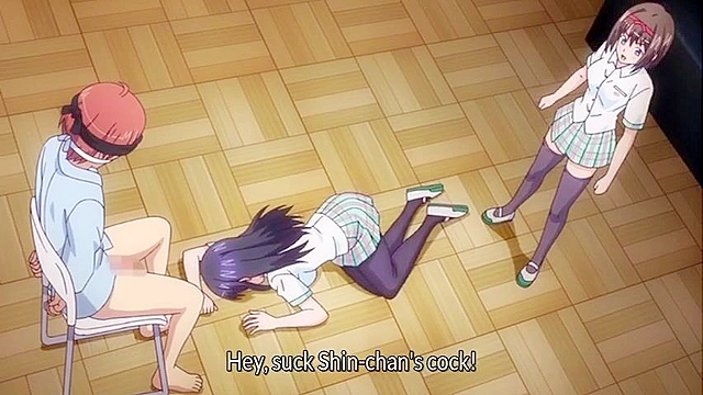 Just Got Laid 1 - Blackmailing schoolgirl makes little sister suck brother's dick