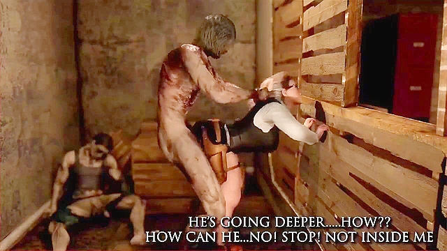 Zombie Attack 3 pt2 - Zombie Attacks unsuspecting police officer and pounds her pussy