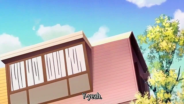 Older sister gives her brother a hentai deepthroat blowjob while parents away