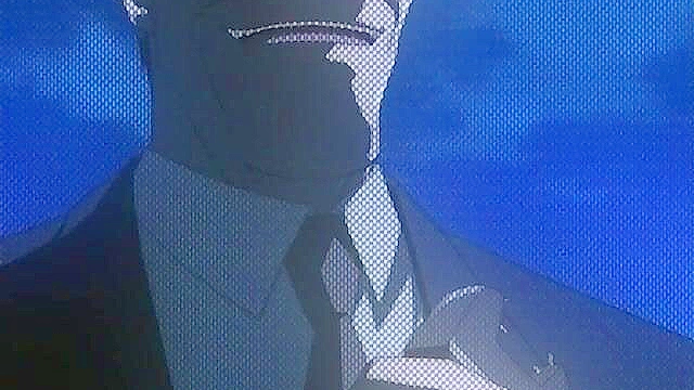 Tied up anime sex slave gets her mouth fucked and throat used