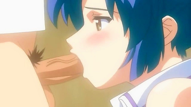 Magical girls slides her wet pussy down on a guys throbbing boner