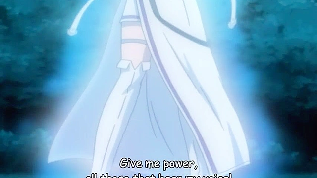 Magical girls slides her wet pussy down on a guys throbbing boner