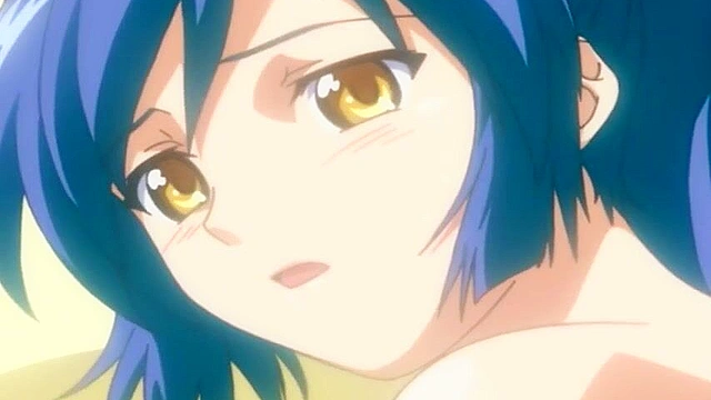 Magical girls slides her wet pussy down on a guys throbbing boner