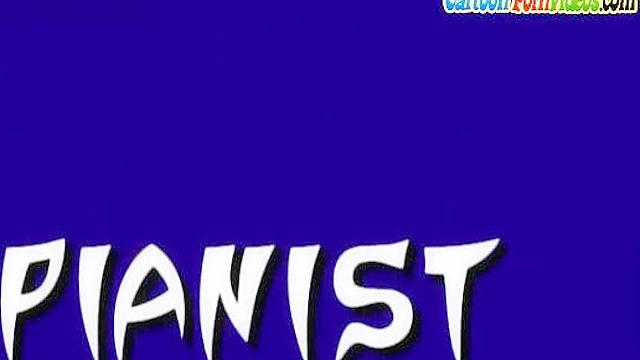 Pianist - Romantic couple have sex in old school hentai with storyline