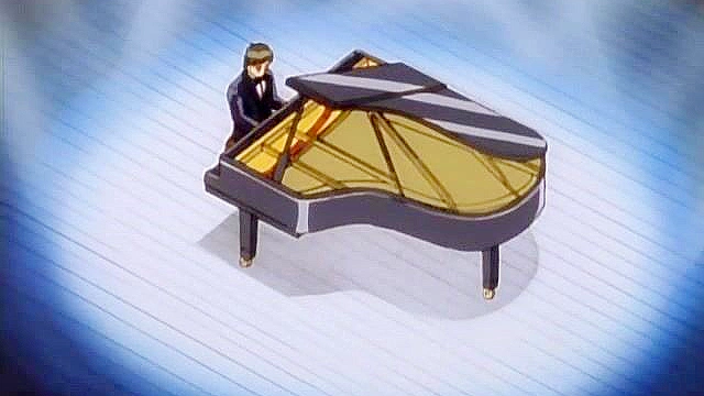 Pianist - Romantic couple have sex in old school hentai with storyline