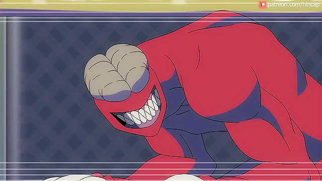 The Ultimate Licker - Pussy licking monster tongue fucks Resident Evil girls