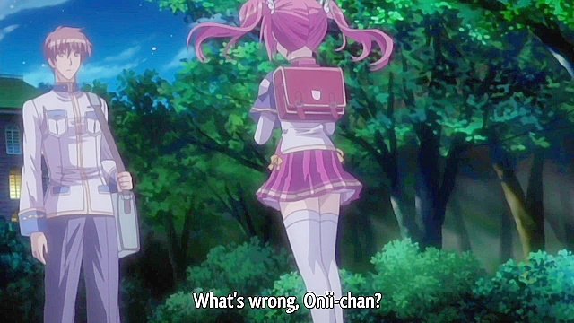 Spring Love Maiden 2 - Petite hentai schoolgirl sister takes cumshot by big bro