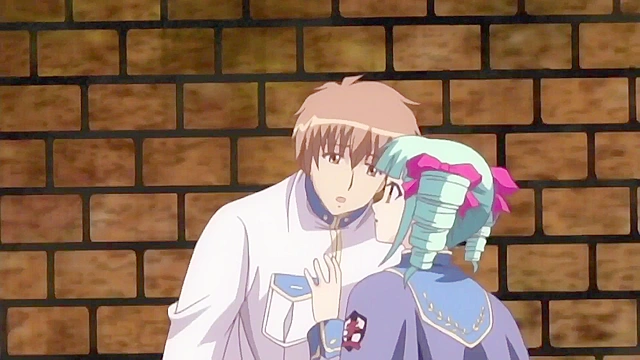 Spring Love Maiden 2 - Petite hentai schoolgirl sister takes cumshot by big bro