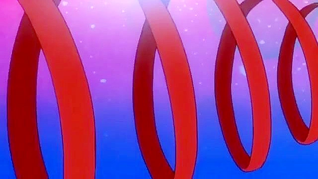 School peeper has three anime schoolgirls riding his dick at once