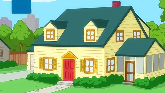 Meg and Lois Griffin take turns riding Steve's cartoon cock