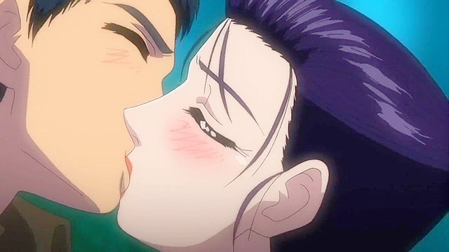 Teen watches while his anime aunt gets gangbanged in the woods