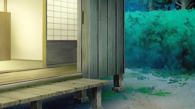 Teen watches while his anime aunt gets gangbanged in the woods