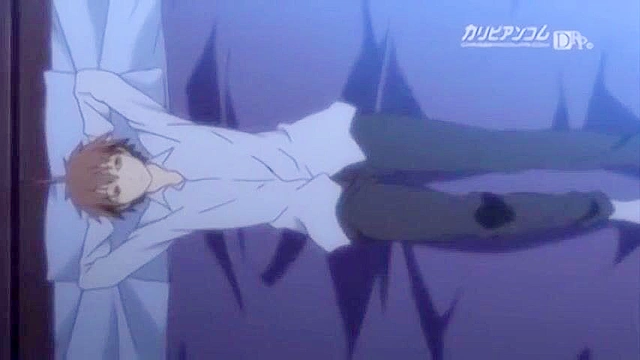 Busty hentai schoolgirl gets throbbing dick in her tight virgin pussy