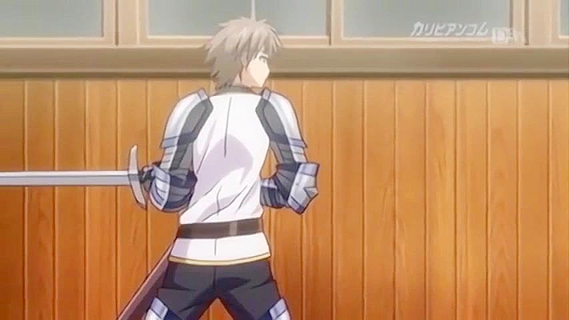 Busty hentai schoolgirl gets throbbing dick in her tight virgin pussy