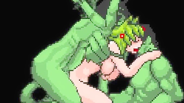 Video game babe gets fucked by all sorts of monsters and beasts